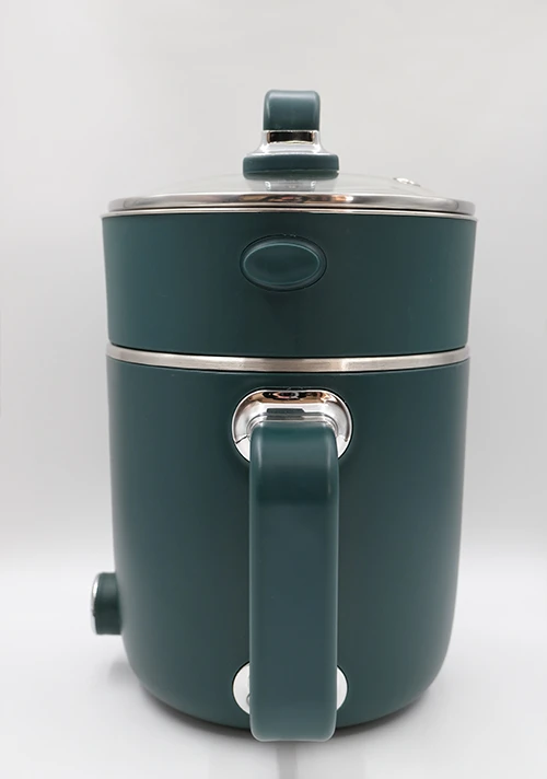 YODOIT Mini marmite &eacute;lectrique multifonctionnelle vert fonc&eacute; 1,2 L