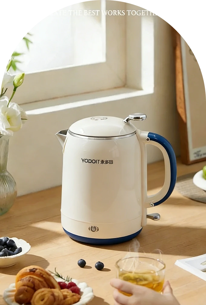 YODOIT Marmite multifonctionnelle blanche 3L (1000W)