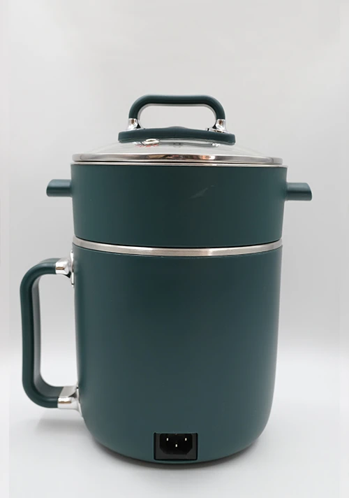 YODOIT Mini marmite &eacute;lectrique multifonctionnelle vert fonc&eacute; 1,2 L